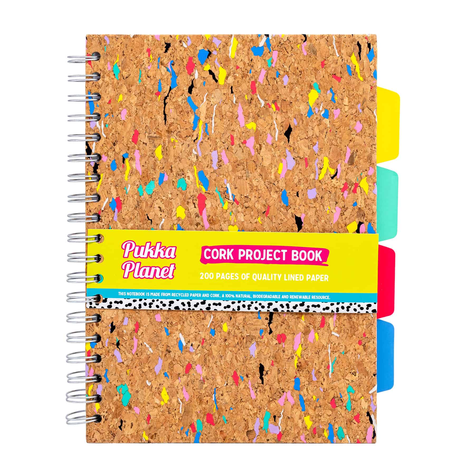 Pukka Planet Cork B5 Project Book 18.1cm X 25.7cm - Harrisons Direct